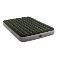 Intex 64779 - Materasso Gonfiabile Matrimoniale Prestige Downy, con Pompa Batteria Portatile, 152x203x25 cm