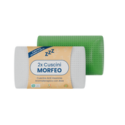 Coppia | Cuscino Anti-Insonnia Aromaterapico con Aloe Rinfrescante - Morfeo - 72x42x52cm
