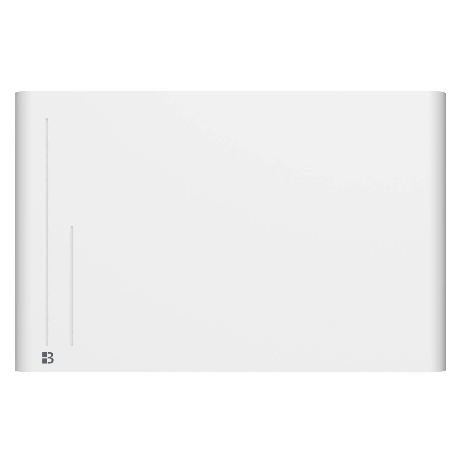 Radiatore elettrico fisso ad inerzia ceramica a secco 1500W ALBA orizzontale bianco