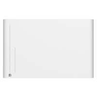 Radiatore elettrico fisso ad inerzia ceramica a secco 1500W ALBA orizzontale bianco