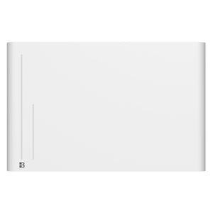 Radiatore elettrico fisso ad inerzia ceramica a secco 1500W ALBA orizzontale bianco