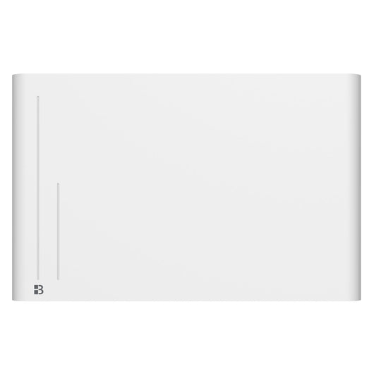 Radiatore elettrico fisso ad inerzia ceramica a secco 1500W ALBA orizzontale bianco