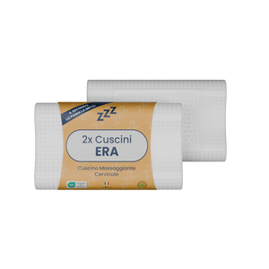 Coppia | Cuscino - Massaggiante - Cervicale - Stop al Dolore - Era - 72x42x10/8/9cm