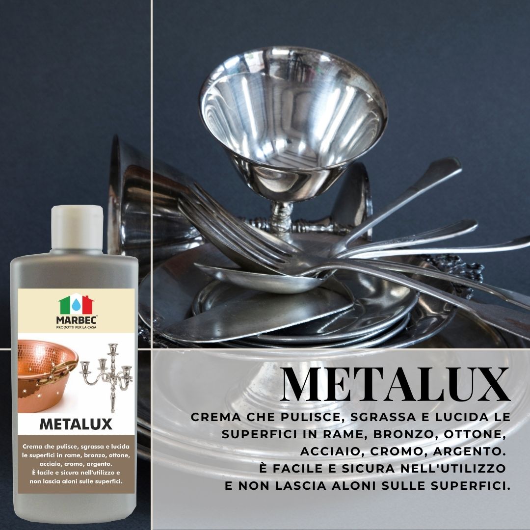 Pulizia rame e argento METALUX   250GRx6Pz