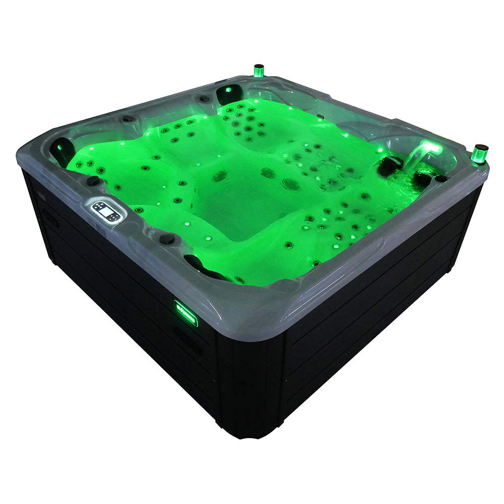 Minipiscina vasca idromassaggio 230x230x96 cm da esterno 5 persone | Erie