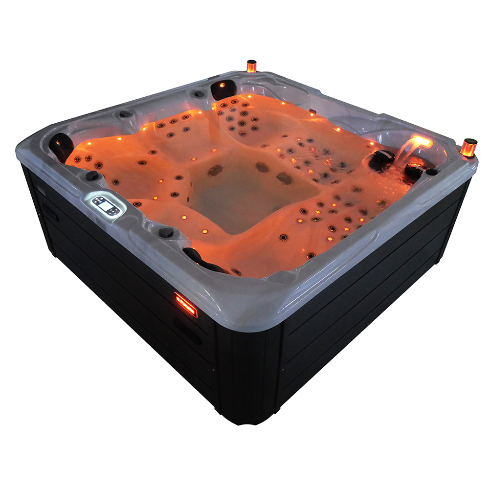 Minipiscina vasca idromassaggio 230x230x96 cm da esterno 5 persone | Erie