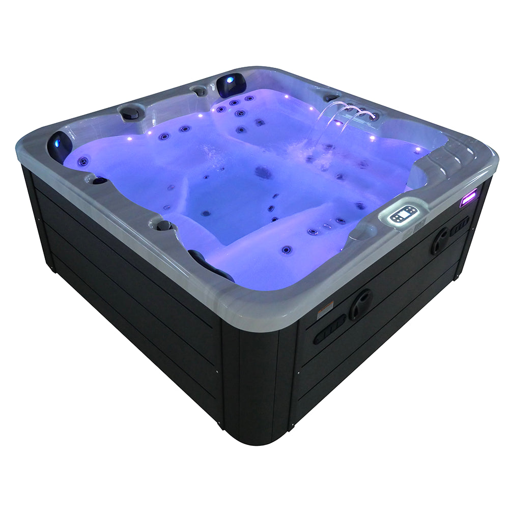 Minipiscina vasca idromassaggio 200x200x90 cm da esterno 5 persone | Bled