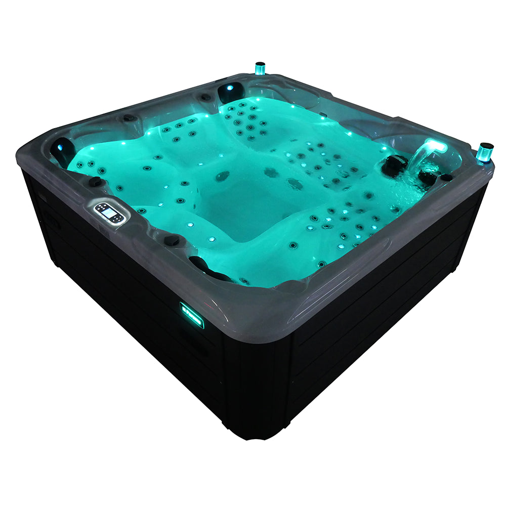 Minipiscina vasca idromassaggio 230x230x96 cm da esterno 5 persone | Erie