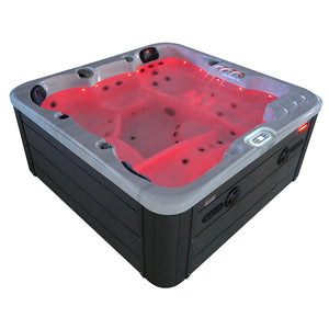 Minipiscina vasca idromassaggio 200x200x90 cm da esterno 5 persone | Bled