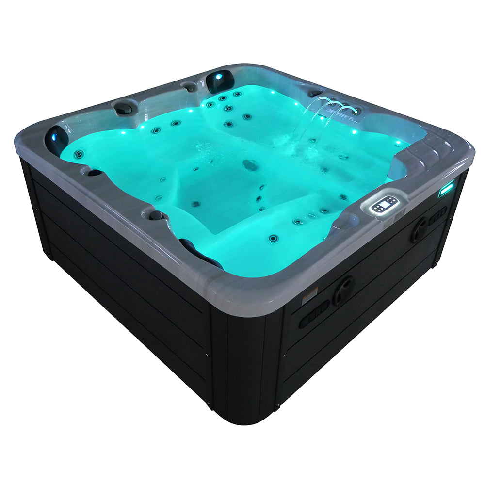 Minipiscina vasca idromassaggio 200x200x90 cm da esterno 5 persone | Bled