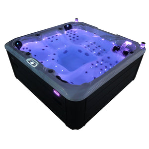 Minipiscina vasca idromassaggio 230x230x96 cm da esterno 5 persone | Erie