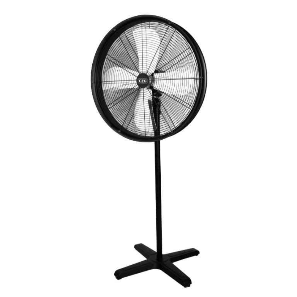 CFG Ventilatore A Piantana in Metallo 170w Ø 71 Oscillante Hurricane New Ev065