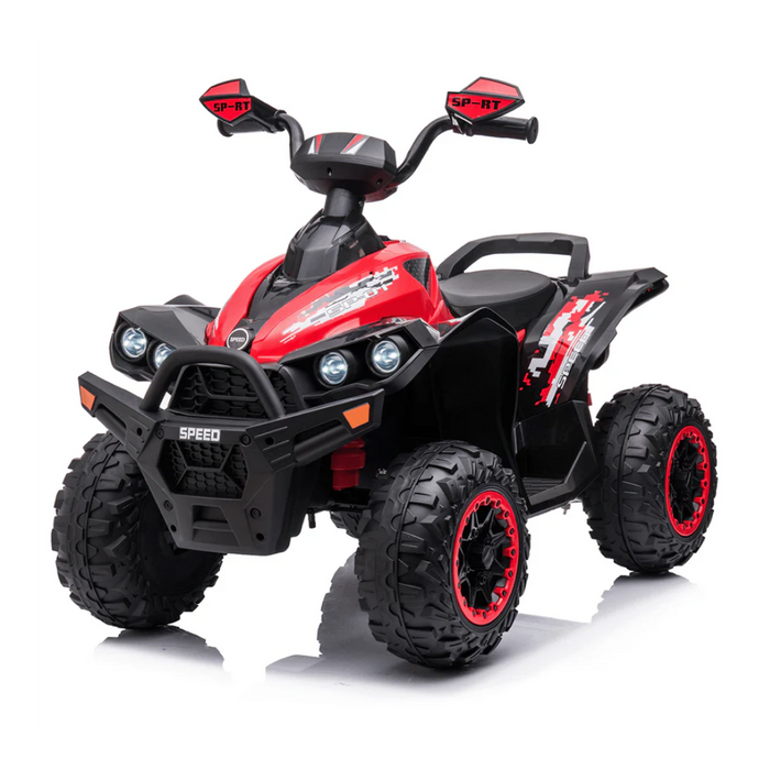 Quad Elettrico per Bambini Quad Medio Sport 12V-Rosso