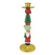 Portacandela soggetto Babbo Natale cm 20