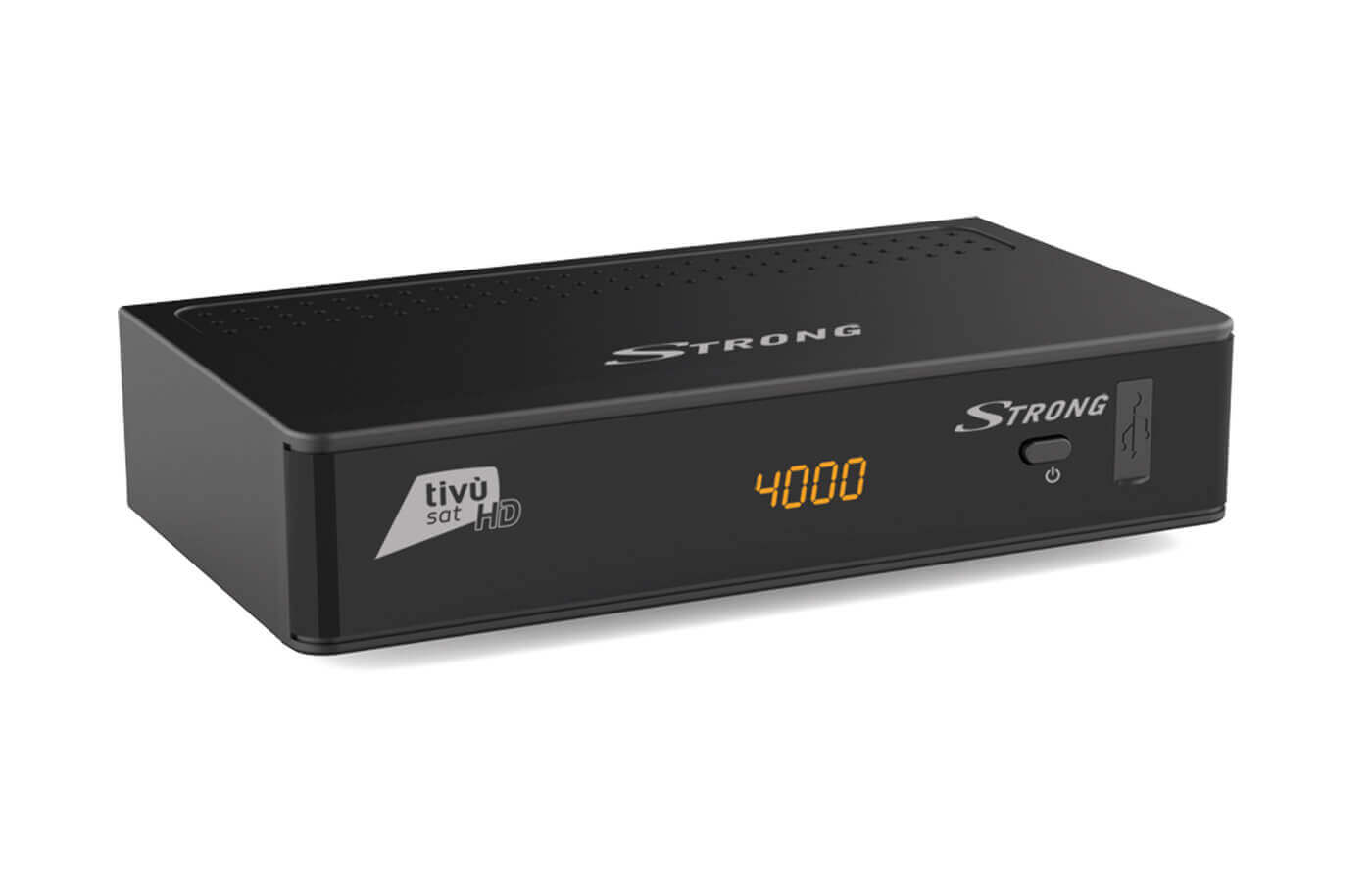 STRONG Decoder Satellitare SRT7807TIVU Tivùsat HD con Scheda Tivùsat Inclusa Funzioni Smart Tanta TV in HD Facile da Usare Nero