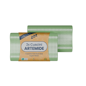 Coppia | Cuscino - Cervical Aloe - Super Relax - Artemide -72x42x10/8/9cm