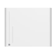 Radiatore elettrico fisso ad inerzia ceramica a secco 1000W ALBA orizzontale bianco
