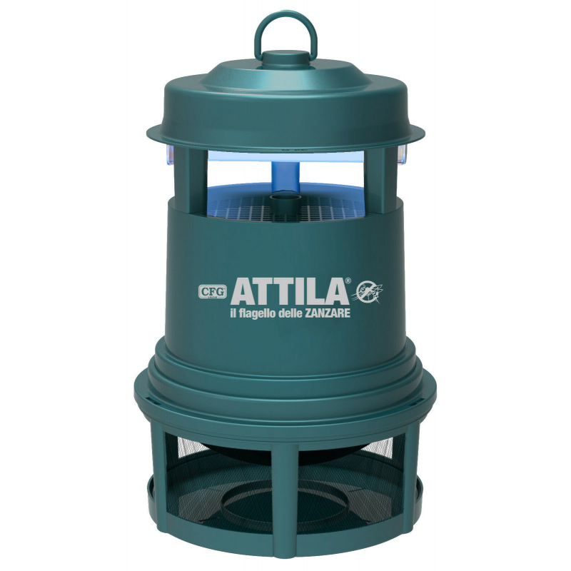 CFG Attila Lampada Anti Insetto, ZANZARE Comuni, Mosche ECC CERTIFICATA per Uso Esterno. Protegge Fino A 1200MQ MOD. H041