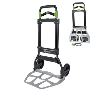 CARRELLO PORTAPACCHI SACCHI PALA PIEGHEVOLE MANICI ROTANTI PORTATA 150Kg RIBIMEX