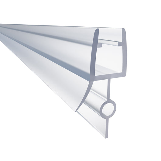 1 Pezzo Guarnizione Sottoporta per box doccia per vetro da 8 mm lungha 90 cm Tagliabile Coda PVC Morbido 23 mm Modello A
