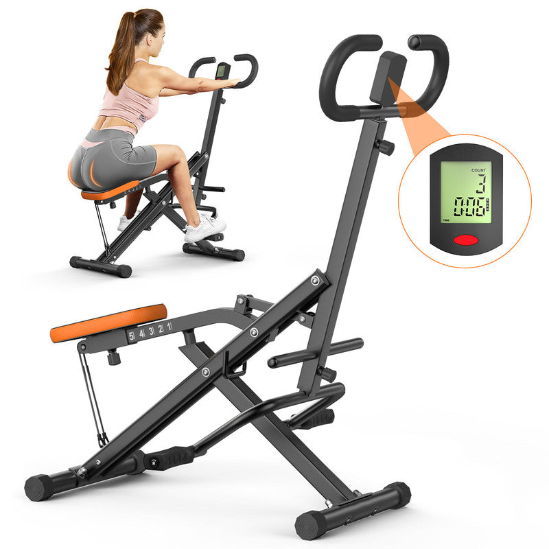 Total Power Body Crunch Pump con Display computerino LCD, per allenamento completo del corpo, glutei e gambe