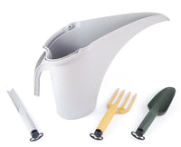 Tera set di attrezzi da giardino 4 pezzi alta qualità, con innaffiatoio 4 litri, inossidabili