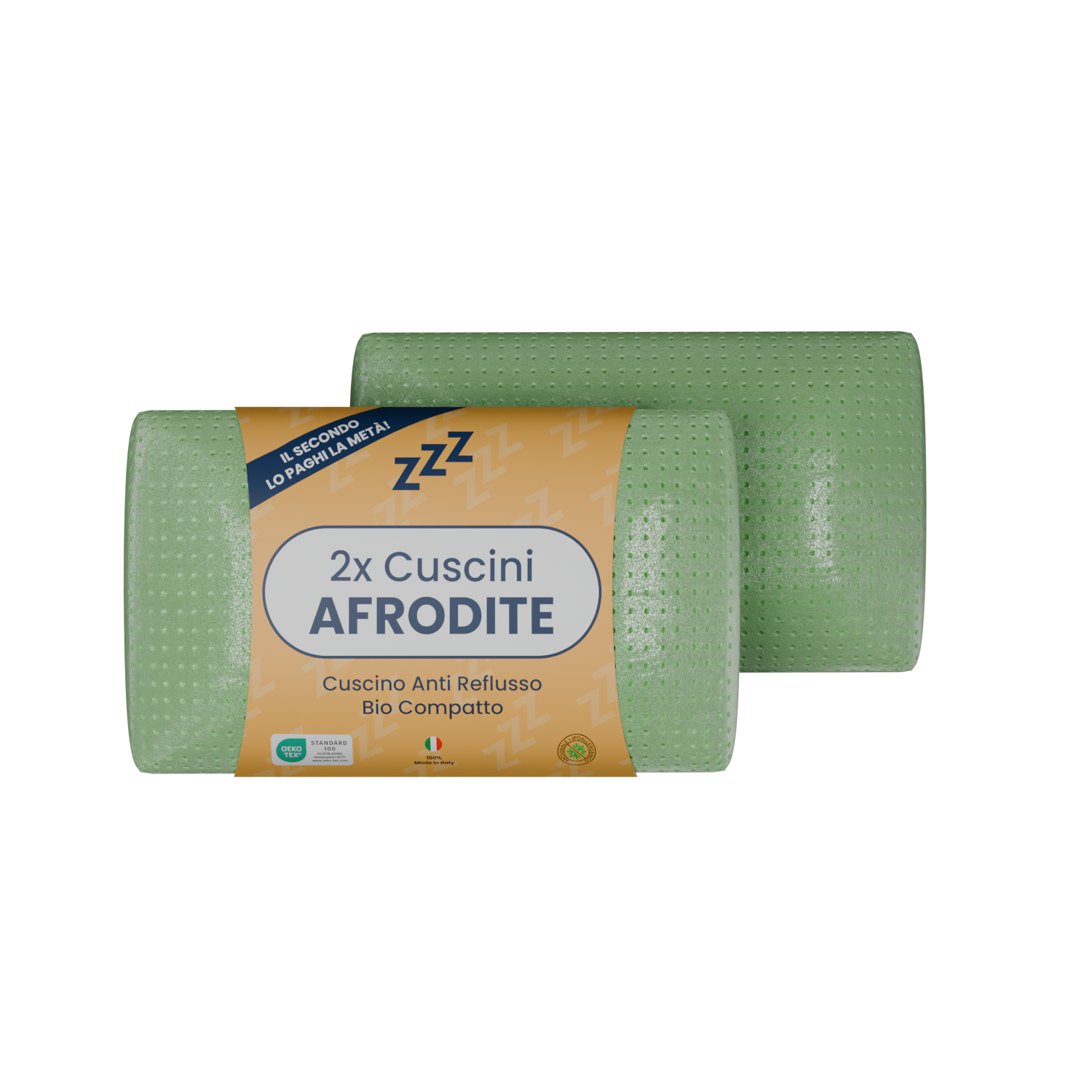 Coppia | Cuscino - AntiReflusso Bio - Compatto - Afrodite - 72x42x16cm