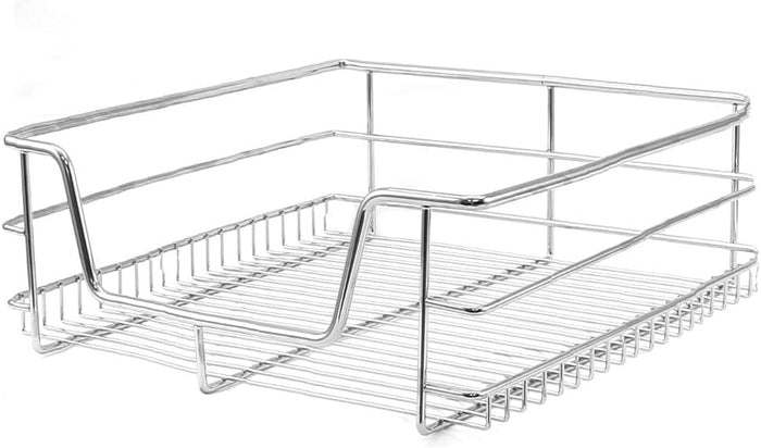 Tirare Fuori Cestini in Acciaio da Cucina Cestelli Organizzazione Credenza da 40cm