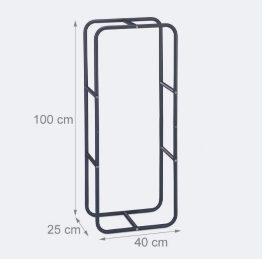 Mensola portalegna in acciaio cm 100 13_0002176_4
