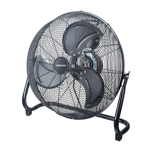 Termozeta Bassotto XL Plus – Ventilatore (Ventificatore con pale per la casa, Nero, Pavimento, 62,86 dB, 6900 m3/h, Pulsanti)