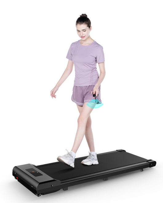 Tapis Roulant Elettrico 10 KM/H - Tapis Roulant salvaspazio - con LED, telecomando Facile da riporre 120kg - Nero