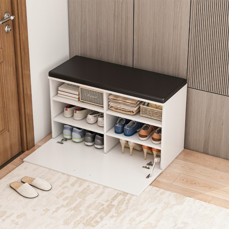 Scarpiera Bianca 85x35x46 cm Ideale per Ingresso