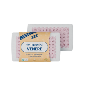 Coppia | Cuscino AntiRughe - Proteggi la Pelle - Venere - 12x42x12cm
