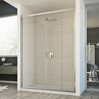 Porta Doccia 130CM H198 Trasparente mod. Young 2 Ante