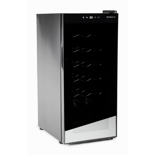 Melchioni Family Cantinetta Vino Refrigerata VERMENTINO 18C Capacità 18 Bottiglie 50 litri Temperatura Regolabile 5-18° con Compressore Porta Vetro Temperato e Filtro Anti UV