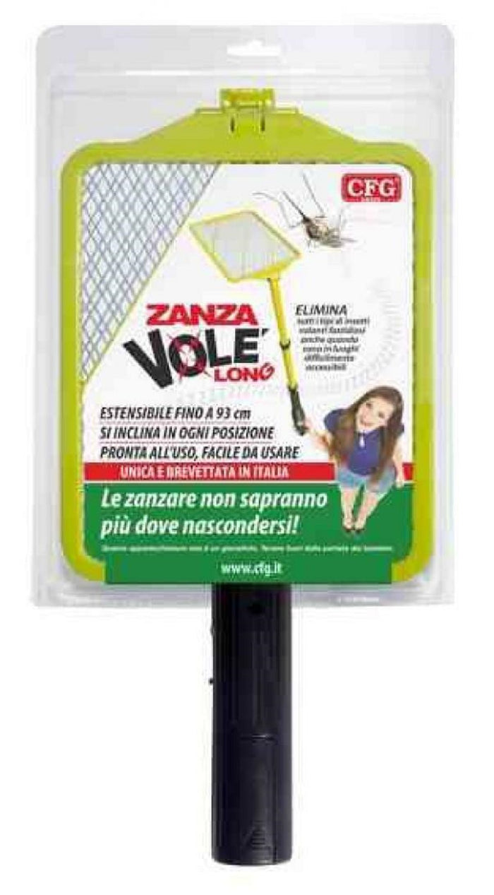 RACCHETTA PER ZANZARE FULMINA CFG ZANZA VOLE' LONG Z041 ZANZAVOLE' ESTENSIBILE