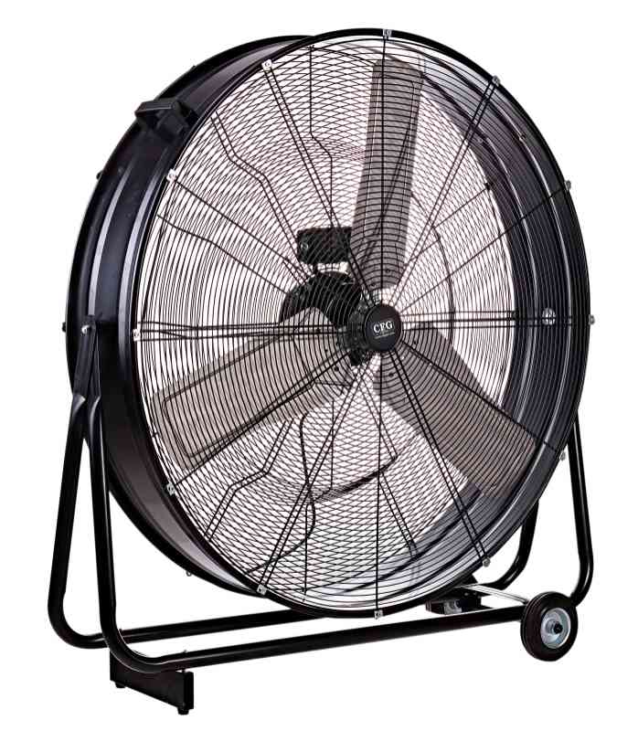 CFG URAGANO 100 VENTILATORE INDUSTRIALE EV102 CARRELLATO 500W ORIENTABILE DIAMETRO 100CM