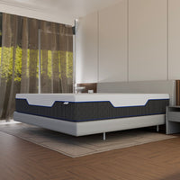 Materasso Queen Memory foam 170x190 a 1600 Molle Insacchettate Hybrid; memory foam; con 7 zone di comfort; ortopedico; "Pascià"