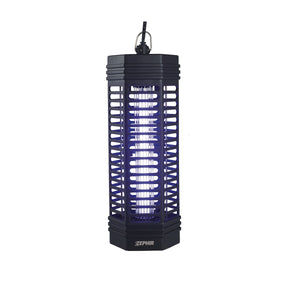 Zephir IK106 lampada cattira insetti 6W con raccogli insetti estraibile Nero