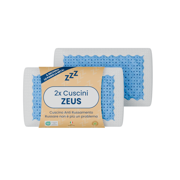 Coppia | Cuscino - AntiRussamento - Russare non è più un problema - Zeus -  72x42x12cm