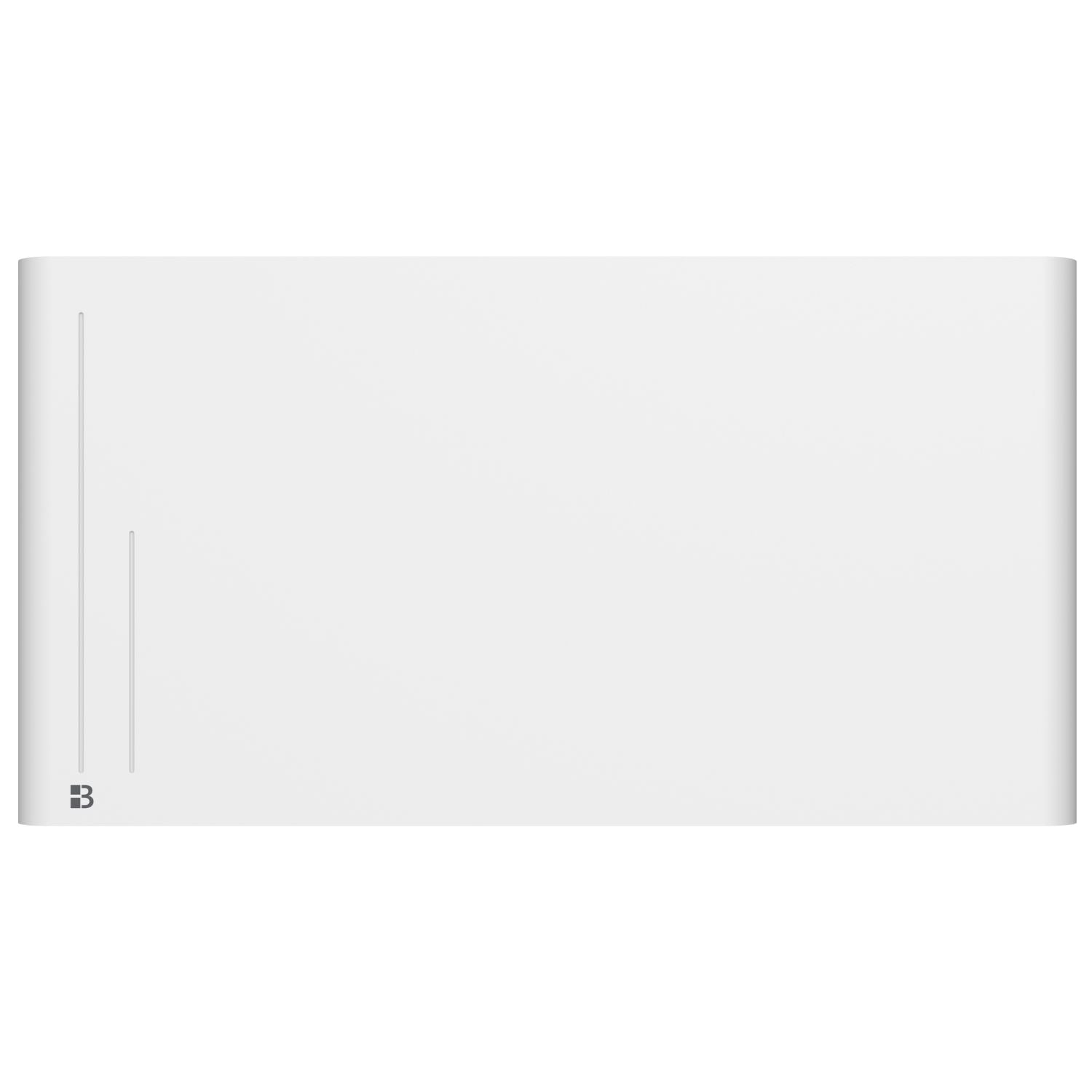 Radiatore elettrico fisso ad inerzia ceramica a secco 2000W ALBA orizzontale bianco