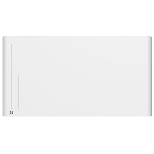 Radiatore elettrico fisso ad inerzia ceramica a secco 2000W ALBA orizzontale bianco