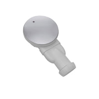 Piatto Doccia 90x90cm Bianco Spessore di 3 cm in Pietra Artificiale e Resina Minerale Mista Piletta Extra Piatta Sottile e Tubo inclusi