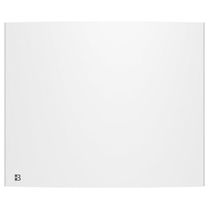 Radiatore elettrico fisso a inerzia secca in ghisa Besther BIA 1000W, orizzontale, bianco