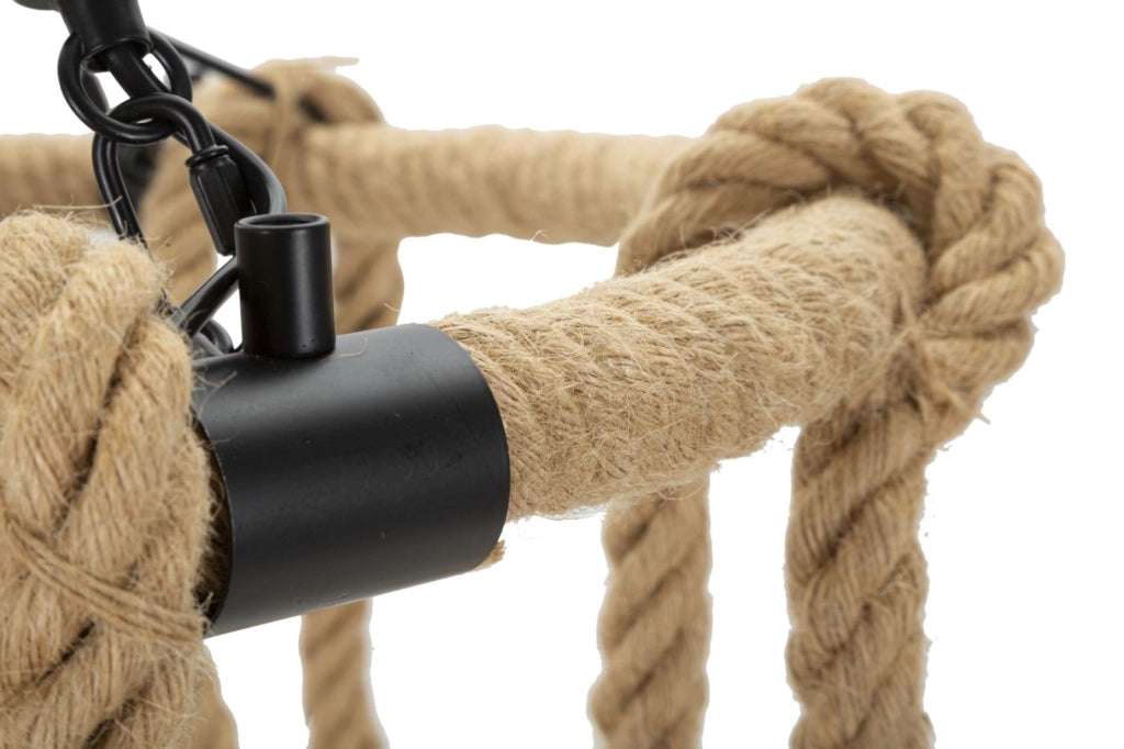 LAMPADARIO ROPE CIRCLE CM Ø 64x90