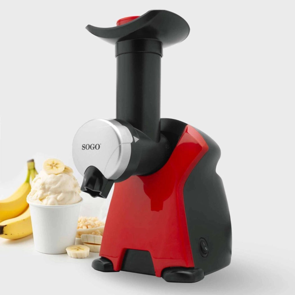 Macchina per gelato alla frutta congelata, prepara sorbetti e dessert sani senza zucchero, 250W con ricettario incluso - Sogo