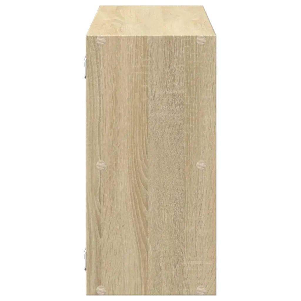 vidaXL Scaffale a Parete Rovere Sonoma 100x25x50 cm Legno Multistrato