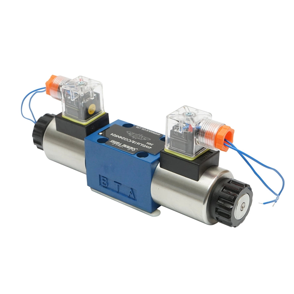 Elettrovalvola direzionale 24VDC 25W per impianti idraulici 6 vie controllo flusso HDQX126J 4WE6J61B CG12N9Z4
