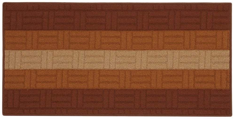 2pz tappeto per cucina mia 57x290 cm marrone cod:ferx.97084