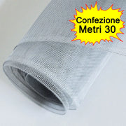 Rete zanzariera in alluminio altezza cm 150 lunghezza metri 30